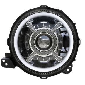 Waterproof 9inch Wrangler Jl Projector Round LED Headlight with White Halo Hi-Low